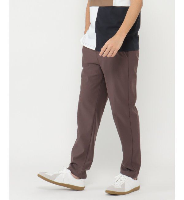 ikka「GOKUラク EASYSTRECH SLACKS」|その他|ブラウン