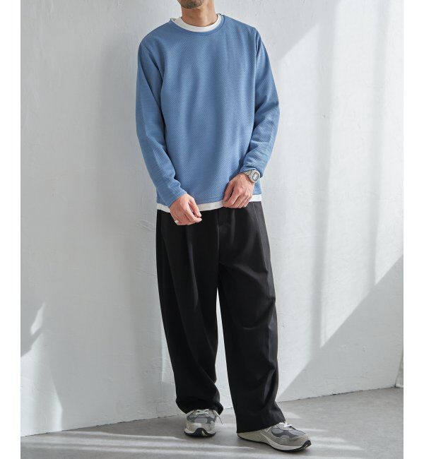 ikka「パイナップルレイヤードロンＴ」|Tシャツ・カットソー|