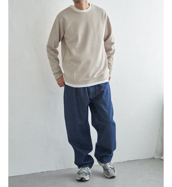 ikka「パイナップルレイヤードロンＴ」|Tシャツ・カットソー|