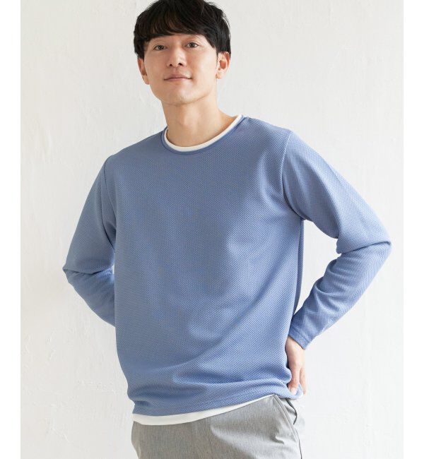 ikka「パイナップルレイヤードロンＴ」|Tシャツ・カットソー|