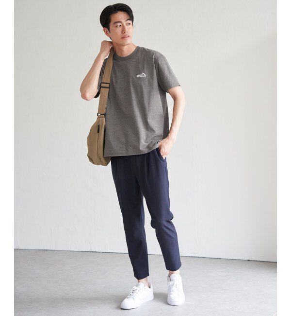 ikka「URBAN NATURE LIFE アーバンネイチャーライフ ドライスピードプリントTシャツ」|Tシャツ・カットソー|