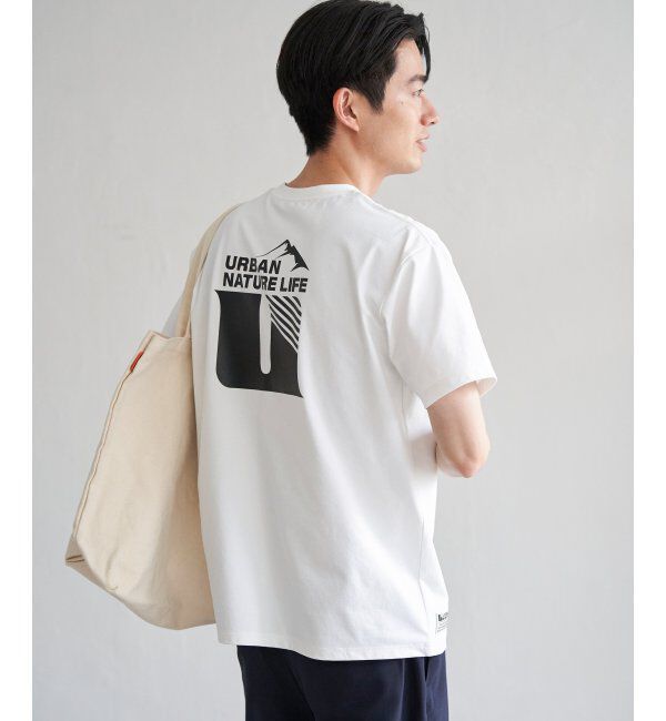 ikka「URBAN NATURE LIFE アーバンネイチャーライフ ドライスピードプリントTシャツ」|Tシャツ・カットソー|