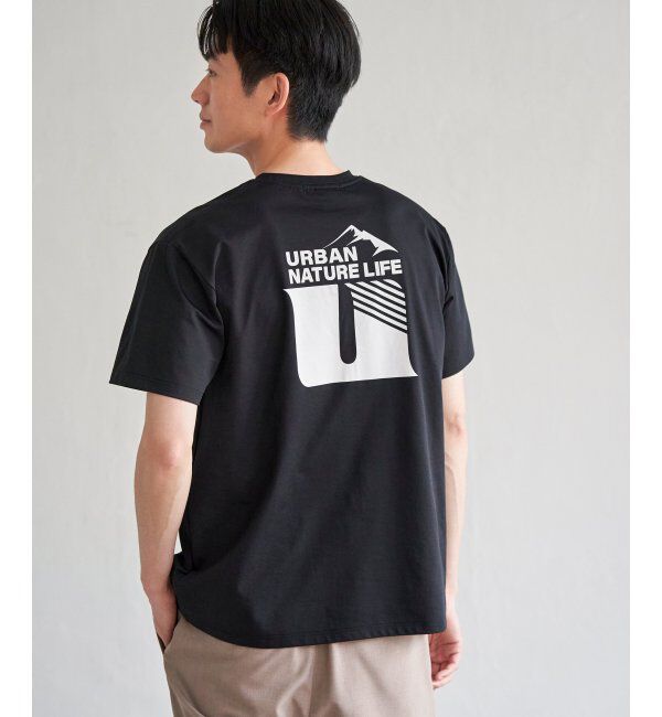 ikka「URBAN NATURE LIFE アーバンネイチャーライフ ドライスピードプリントTシャツ」|Tシャツ・カットソー|