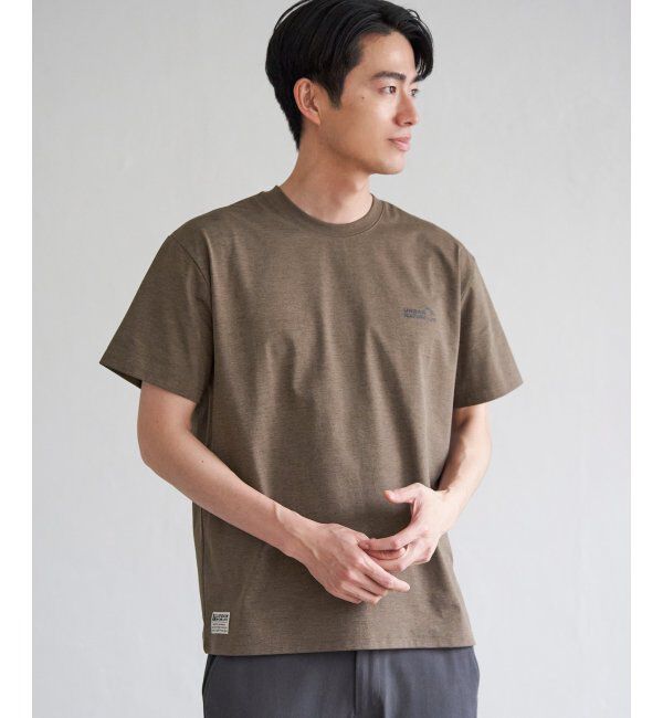 ikka「URBAN NATURE LIFE アーバンネイチャーライフ ドライスピードプリントTシャツ」|Tシャツ・カットソー|