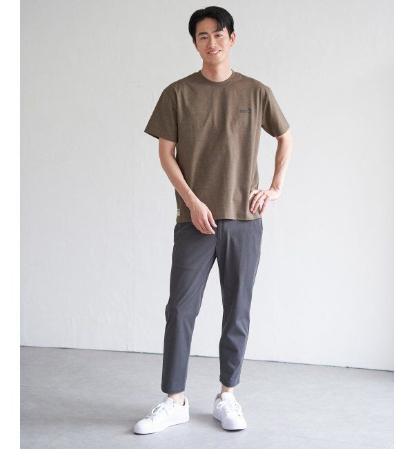 ikka「URBAN NATURE LIFE アーバンネイチャーライフ ドライスピードプリントTシャツ」|Tシャツ・カットソー|