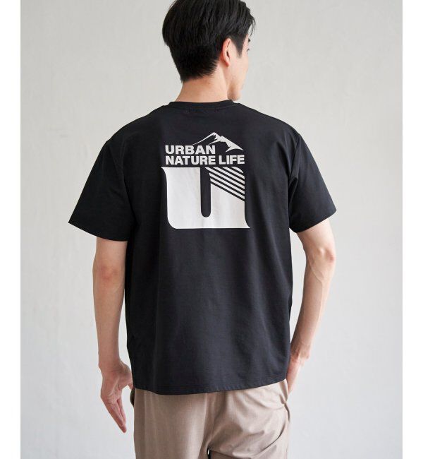 ikka「URBAN NATURE LIFE アーバンネイチャーライフ ドライスピードプリントTシャツ」|Tシャツ・カットソー|