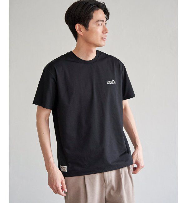 ikka「URBAN NATURE LIFE アーバンネイチャーライフ ドライスピードプリントTシャツ」|Tシャツ・カットソー|
