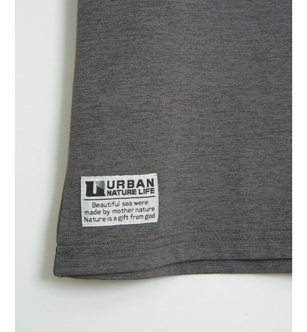 ikka「URBAN NATURE LIFE アーバンネイチャーライフ ドライスピードプリントTシャツ」|Tシャツ・カットソー|