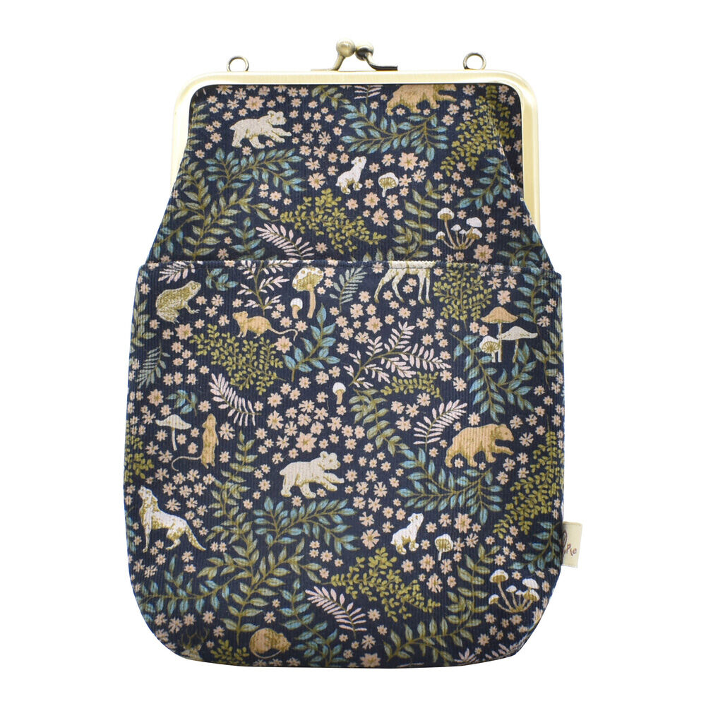 BACKYARD FAMILY「がま口ショルダーバッグ 楽天 ハンドバッグ 手提げ ショルダーバッグ ショルダーバック がま口」|ショルダー・メッセンジャー|ブルー1