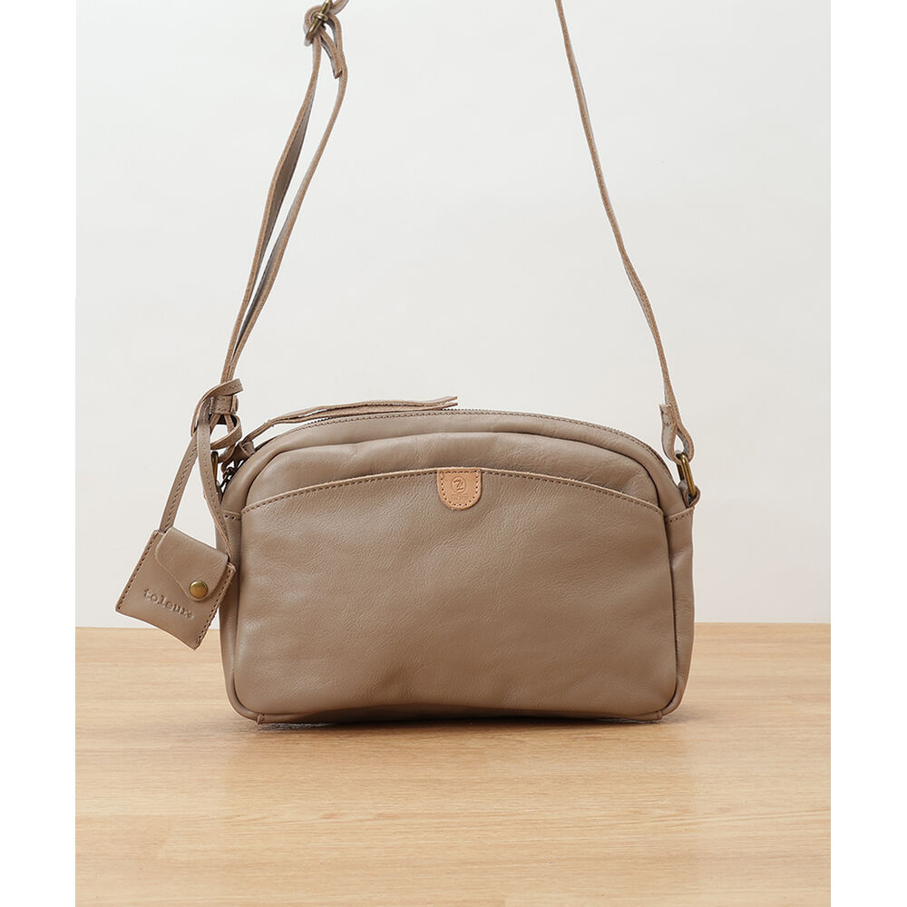 BACKYARD FAMILY「ショルダーバッグ レディース 通販 ミニショルダーバッグ ショルダーバック 斜めがけバッグ 革」|ショルダー・メッセンジャー|グレー1