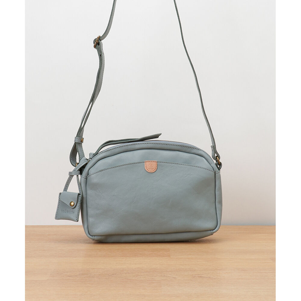 BACKYARD FAMILY「ショルダーバッグ レディース 通販 ミニショルダーバッグ ショルダーバック 斜めがけバッグ 革」|ショルダー・メッセンジャー|グレー2
