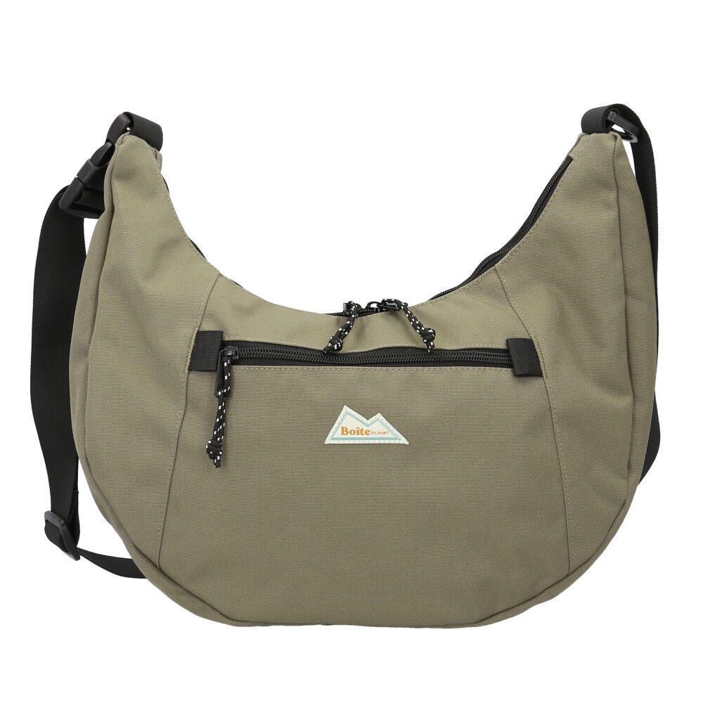 BACKYARD FAMILY「boite ボワット ショルダーバッグ B8151 大容量 通販 ショルダーバック ショルダー」|ショルダー・メッセンジャー|グレー1