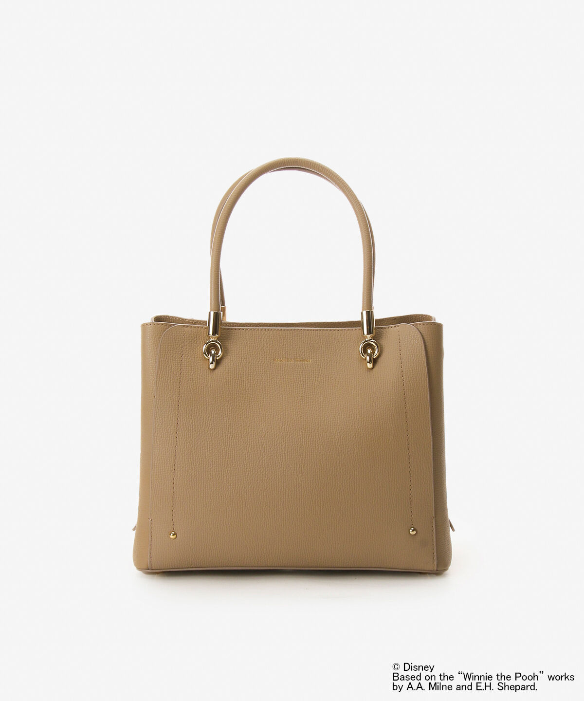 Samantha Thavasa「「くまのプーさんコレクション」アベクトワ レザートートバッグ」|トートバッグ|グレージュ