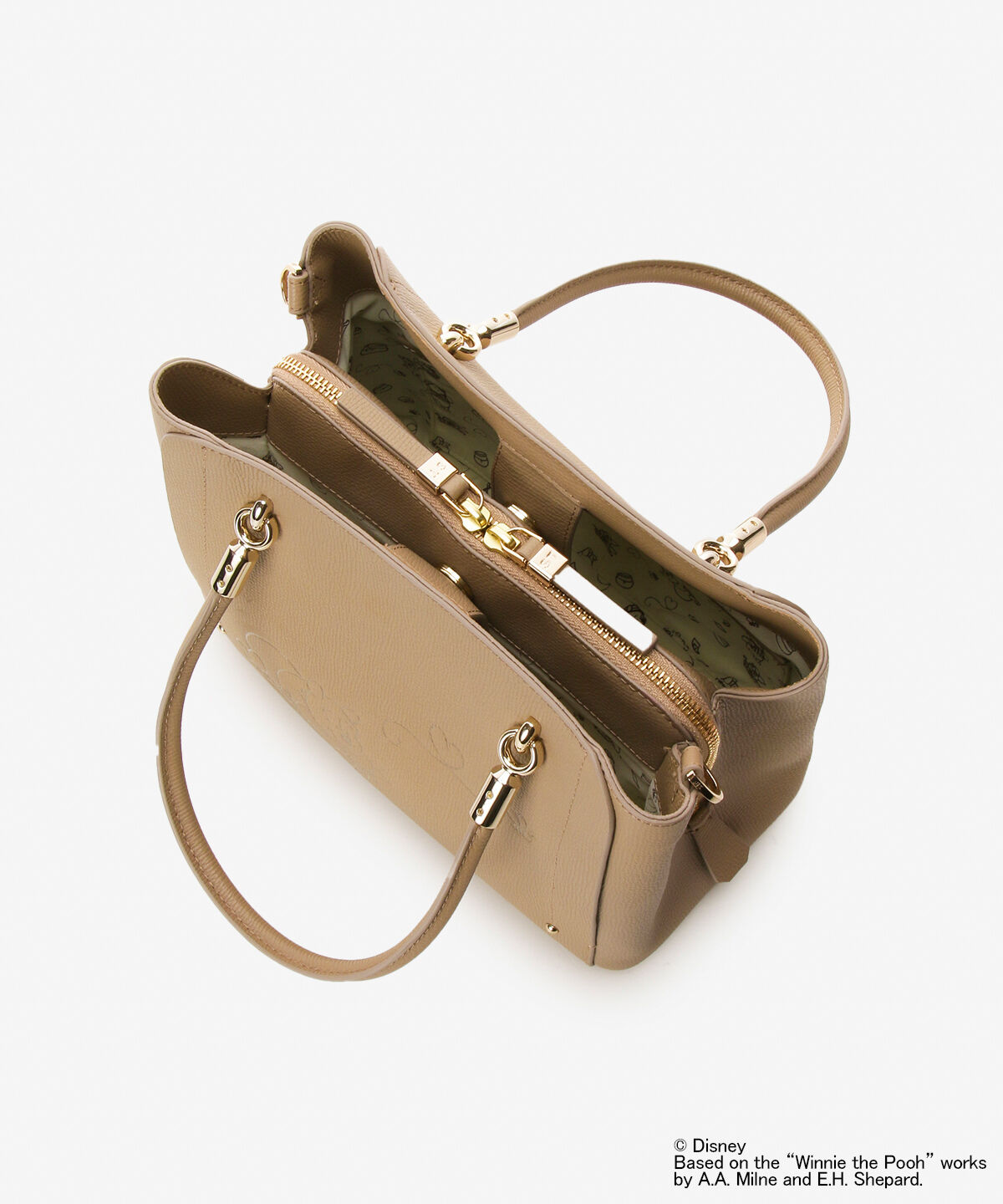 Samantha Thavasa「「くまのプーさんコレクション」アベクトワ レザートートバッグ」|トートバッグ|