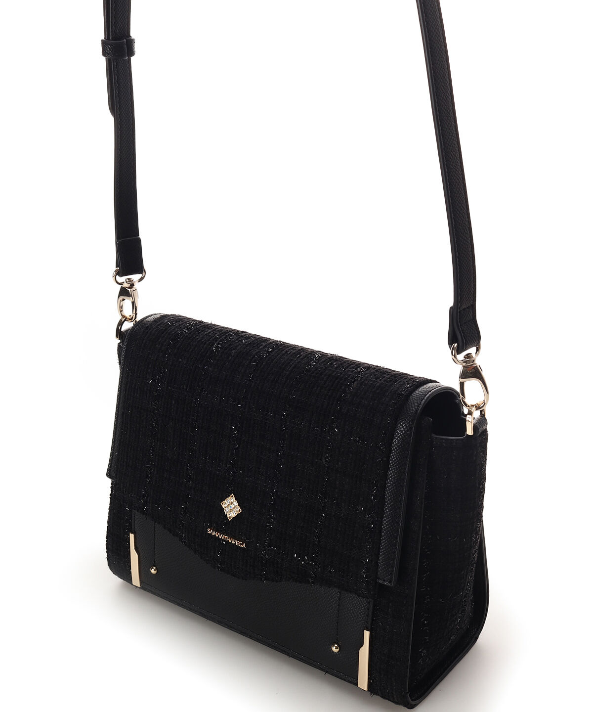 Samantha Vega「新色ツイードダイヤカットショルダーバッグ」|ショルダー・メッセンジャー|