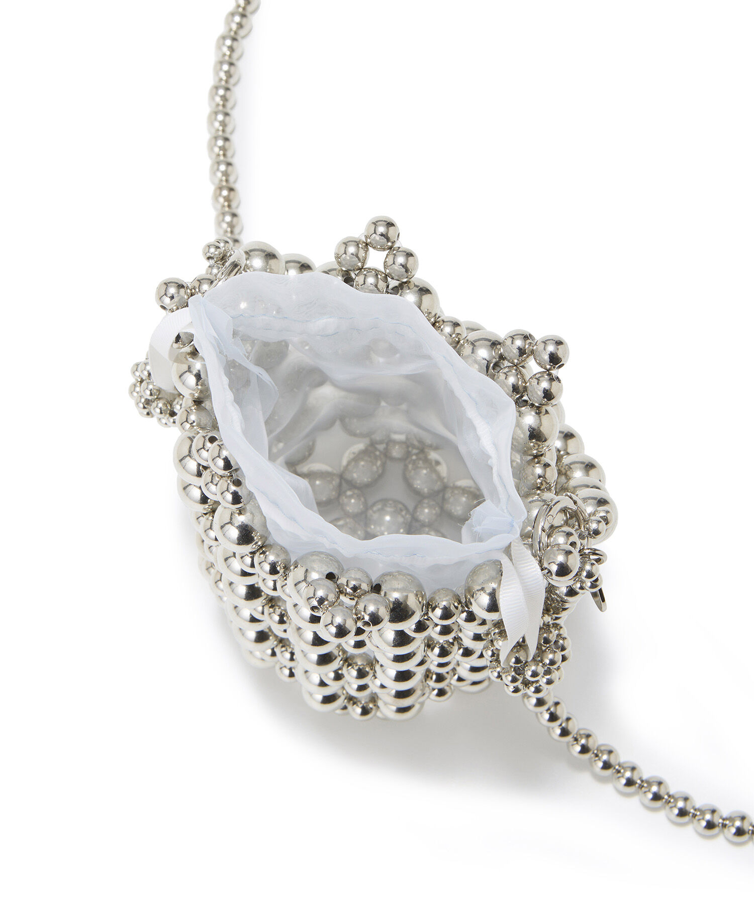 TOPKAPI TREASURE「【TREASURE TOPKAPI】ボールビーズ ミニ ショルダー バッグ オーガンジー巾着ポーチ付き」|ショルダー・メッセンジャー|