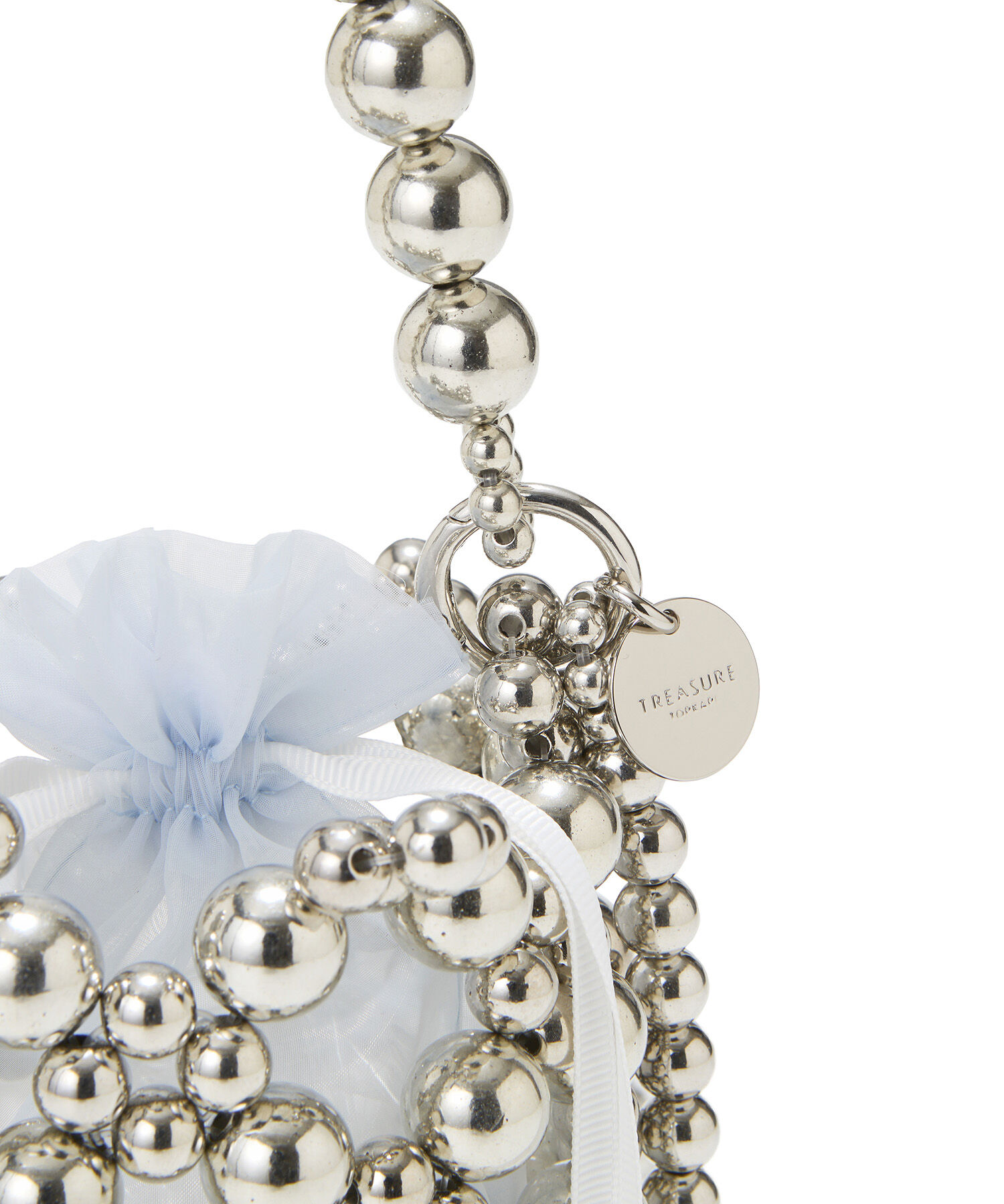 TOPKAPI TREASURE「【TREASURE TOPKAPI】ボールビーズ ミニ ショルダー バッグ オーガンジー巾着ポーチ付き」|ショルダー・メッセンジャー|