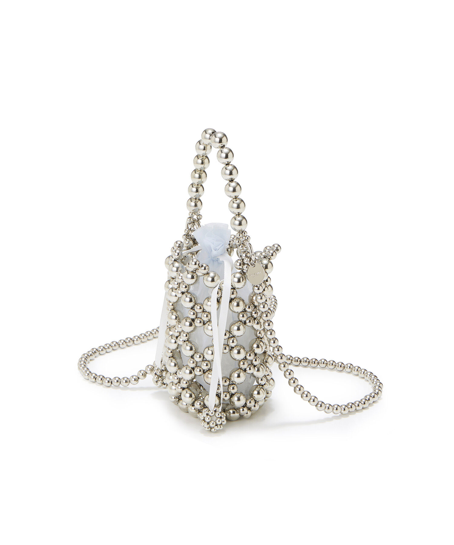 TOPKAPI TREASURE「【TREASURE TOPKAPI】ボールビーズ ミニ ショルダー バッグ オーガンジー巾着ポーチ付き」|ショルダー・メッセンジャー|