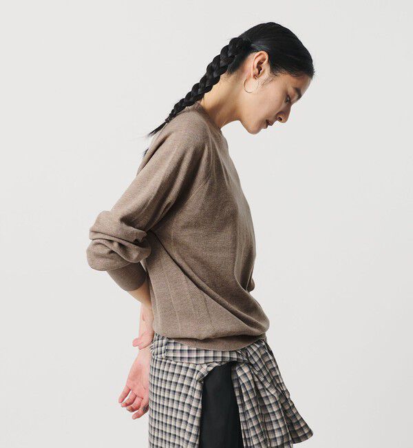 BEAUTY&YOUTH UNITED ARROWS「ウールフルニードル クルーネックプルオーバー」|ニット・セーター|