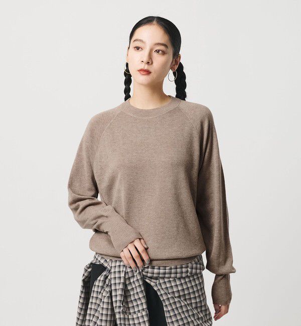 BEAUTY&YOUTH UNITED ARROWS「ウールフルニードル クルーネックプルオーバー」|ニット・セーター|