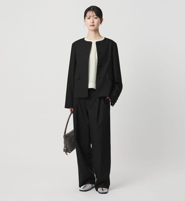 BEAUTY&YOUTH UNITED ARROWS「ツイードライク ノーカラージャケット」|ノーカラージャケット|