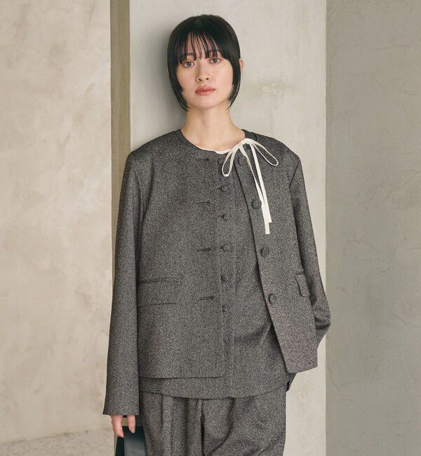 BEAUTY&YOUTH UNITED ARROWS「ツイードライク ノーカラージャケット」|ノーカラージャケット|その他1