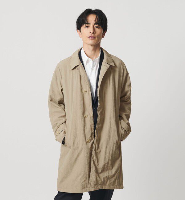 BEAUTY&YOUTH UNITED ARROWS「PERTEX ナイロン バルマカン コート 撥水」|ステンカラーコート|