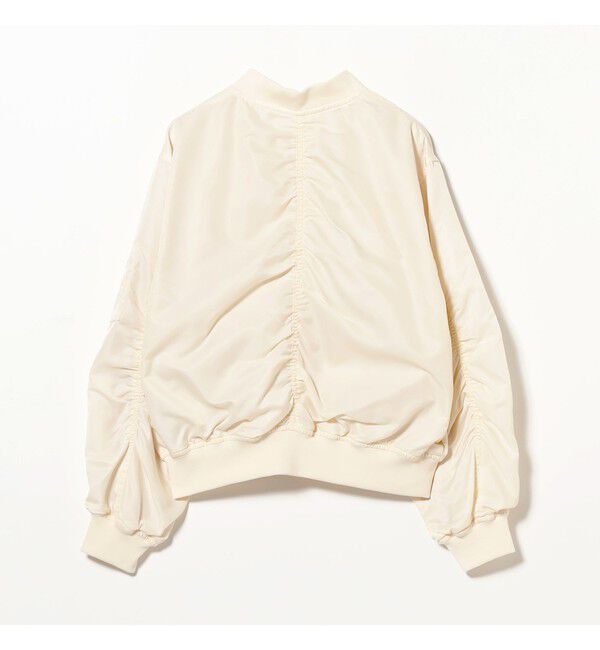 Ray BEAMS 「ギャザー アーム MA-1」|ブルゾン・スタジャン|