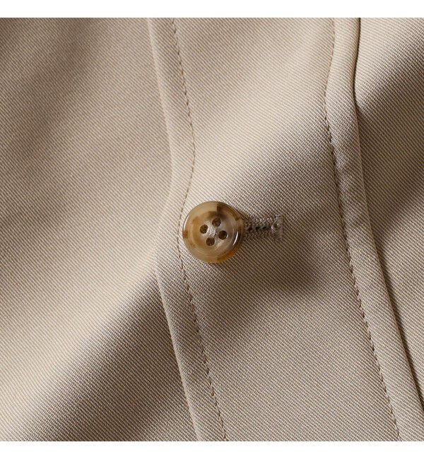 BEAMS PLUS「Balmacaan Coat T/C Gabardine」|ダッフルコート|