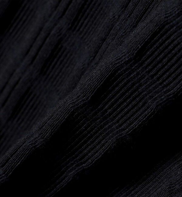 SHIPS for women「【WEB限定】〈洗濯機可能〉ランダム テレコ 5分袖 プルオーバー」|Tシャツ・カットソー|