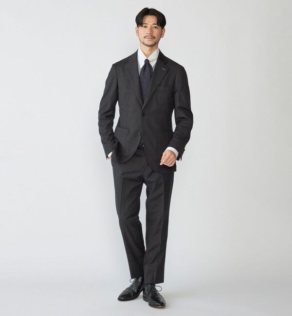 SHIPS「SHIPS: 〈セットアップ対応/手洗い可能〉ウォッシャブル サキソニー セットアップ ジャケット」|テーラードジャケット|