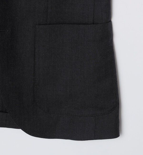 SHIPS「SHIPS: 〈セットアップ対応/手洗い可能〉ウォッシャブル サキソニー セットアップ ジャケット」|テーラードジャケット|