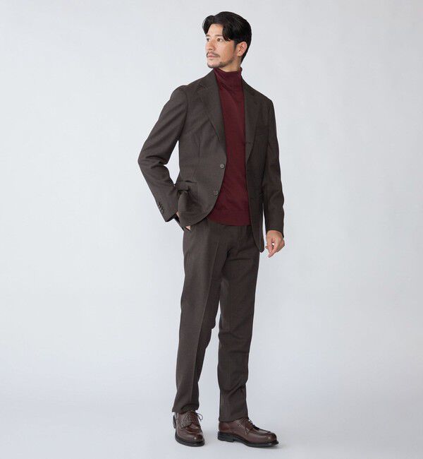 SHIPS「SHIPS: 〈セットアップ対応/手洗い可能〉ウォッシャブル サキソニー セットアップ ジャケット」|テーラードジャケット|