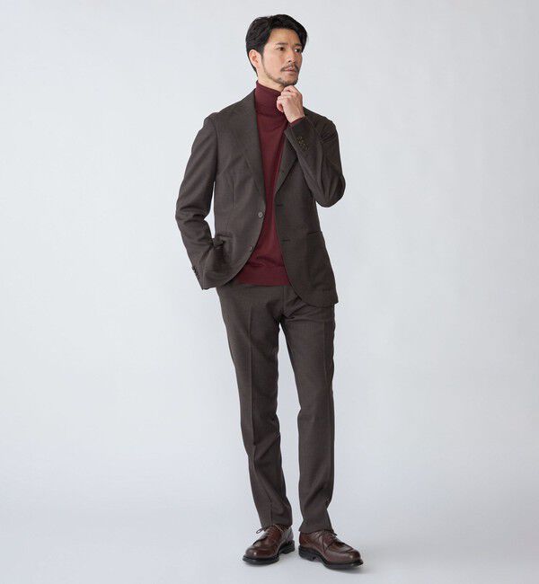 SHIPS「SHIPS: 〈セットアップ対応/手洗い可能〉ウォッシャブル サキソニー セットアップ ジャケット」|テーラードジャケット|