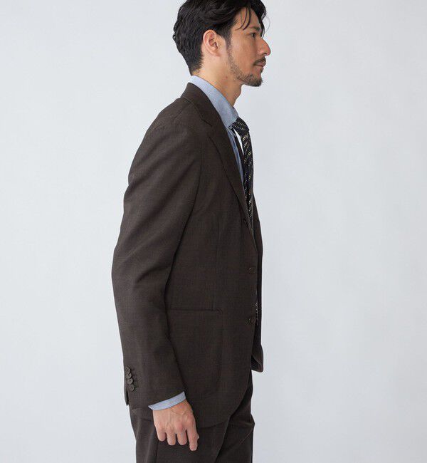 SHIPS「SHIPS: 〈セットアップ対応/手洗い可能〉ウォッシャブル サキソニー セットアップ ジャケット」|テーラードジャケット|