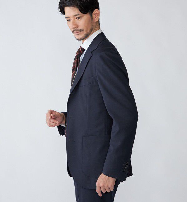 SHIPS「SHIPS: 〈セットアップ対応/手洗い可能〉ウォッシャブル サキソニー セットアップ ジャケット」|テーラードジャケット|