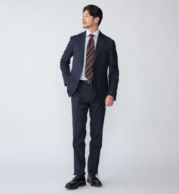 SHIPS「SHIPS: 〈セットアップ対応/手洗い可能〉ウォッシャブル サキソニー セットアップ ジャケット」|テーラードジャケット|