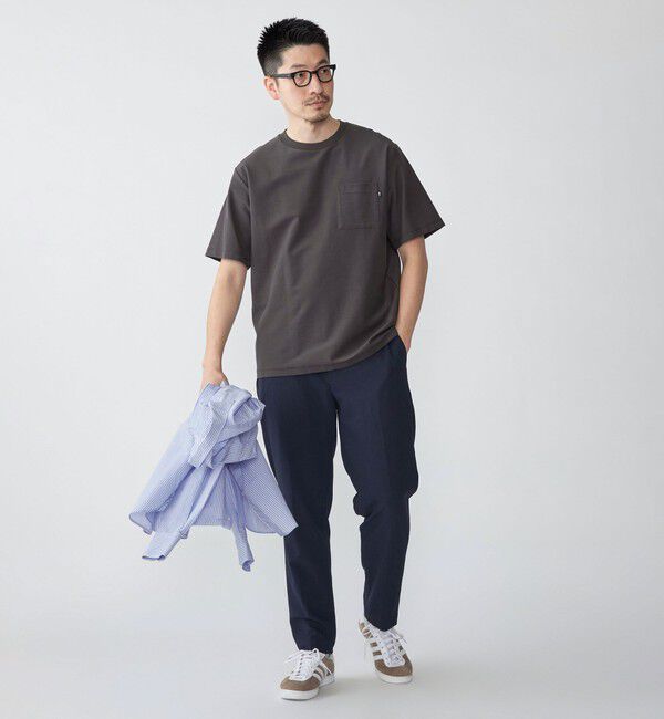 SHIPS「SHIPS:〈接触冷感/遮熱/吸水拡散/UVカット〉COVEROSS(R) フリーザー Tシャツ」|Tシャツ・カットソー|