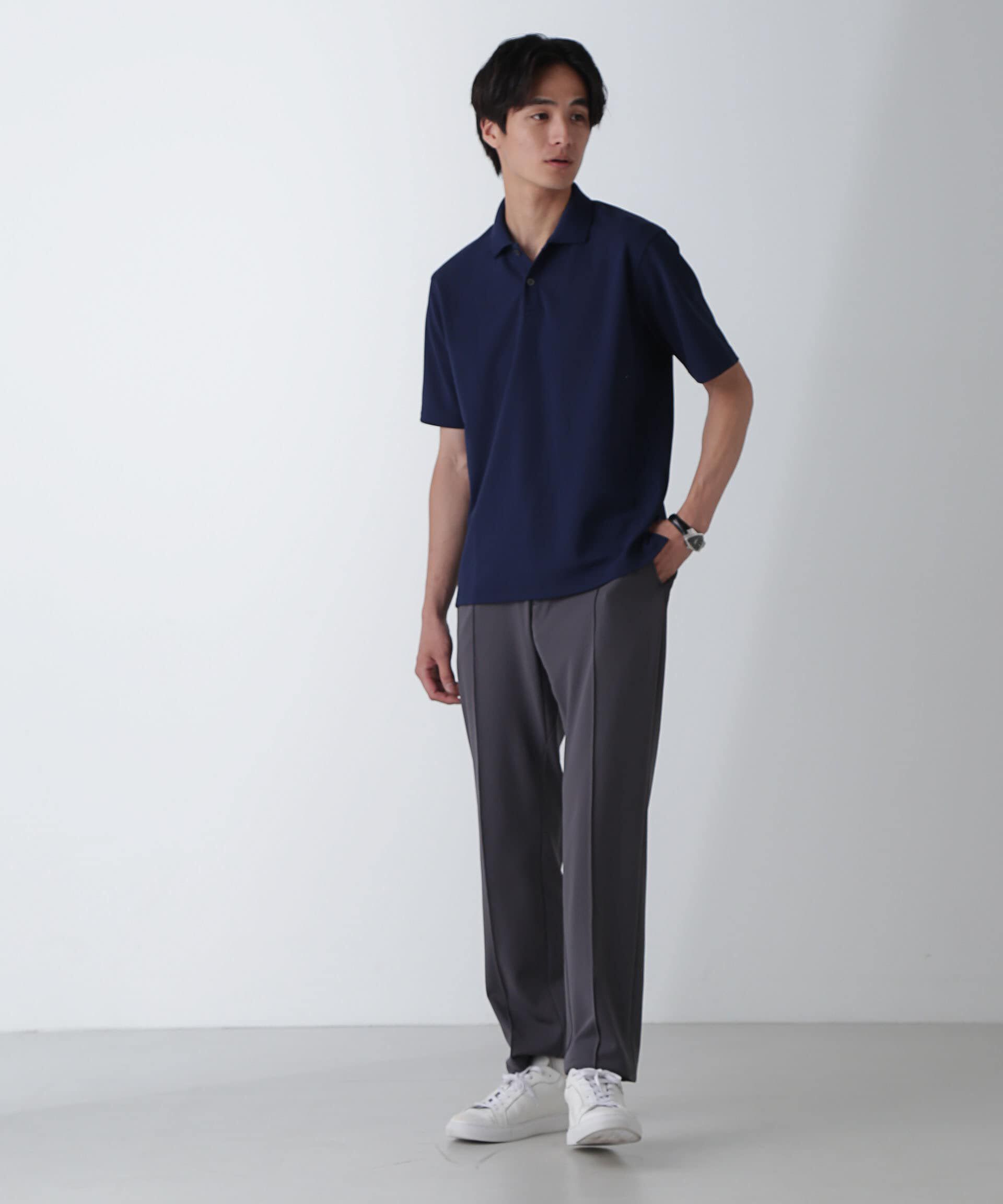 nano･universe「｢N POLO｣AQUA RHYTHM(R)鹿の子ポロシャツ 半袖」|Tシャツ・カットソー|