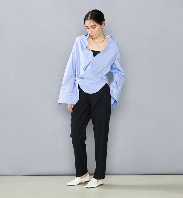 NOLLEY'S「NMPウールトロテーパードパンツ」|チノ|