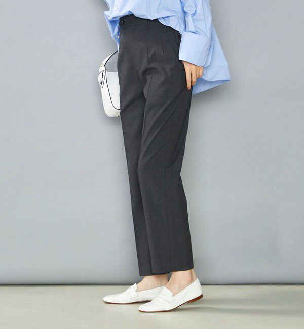 NOLLEY'S「NMPウールトロテーパードパンツ」|チノ|