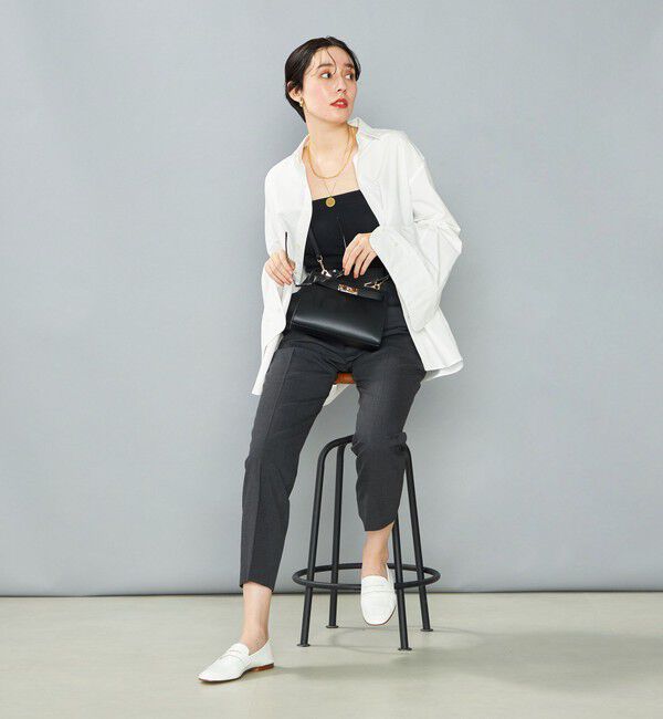 NOLLEY'S「NMPウールトロテーパードパンツ」|チノ|