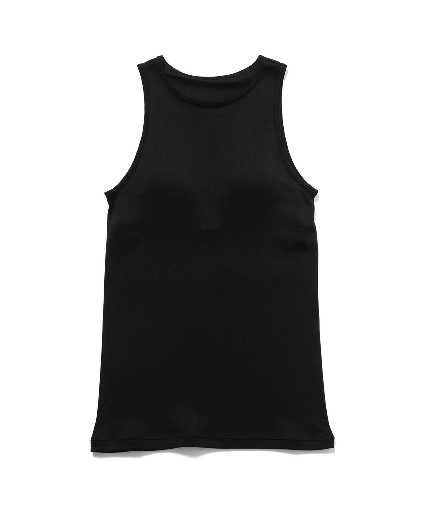 ROPE「コットンシルク丸胴フライスカップ付きアメスリタンクトップ」|タンクトップ|