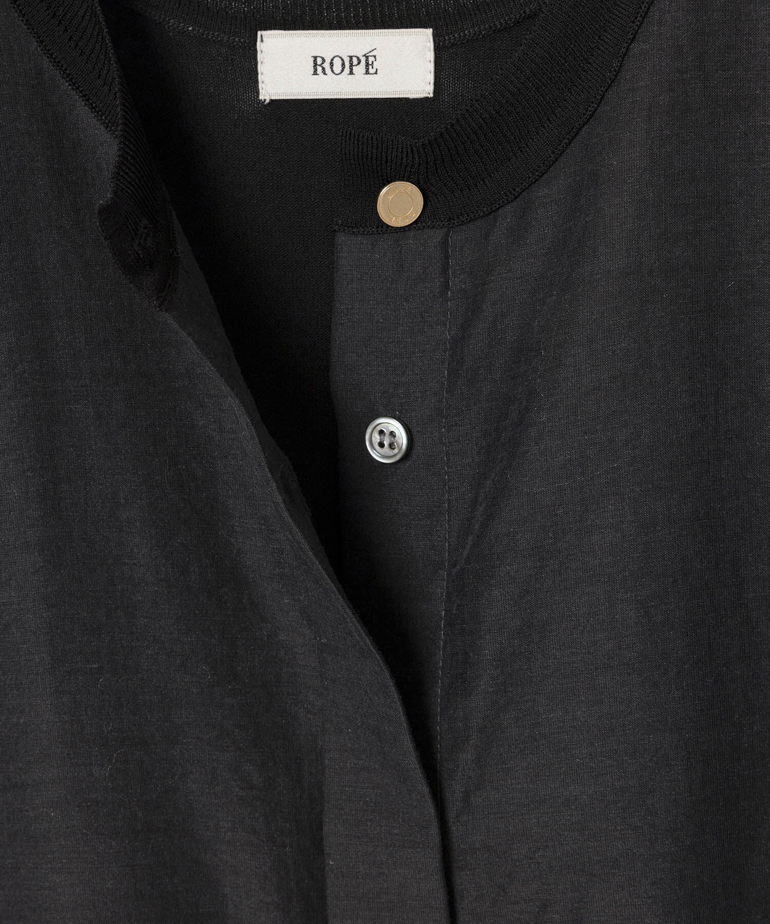 ROPE「布帛コンビフレンチスリーブ」|Tシャツ・カットソー|