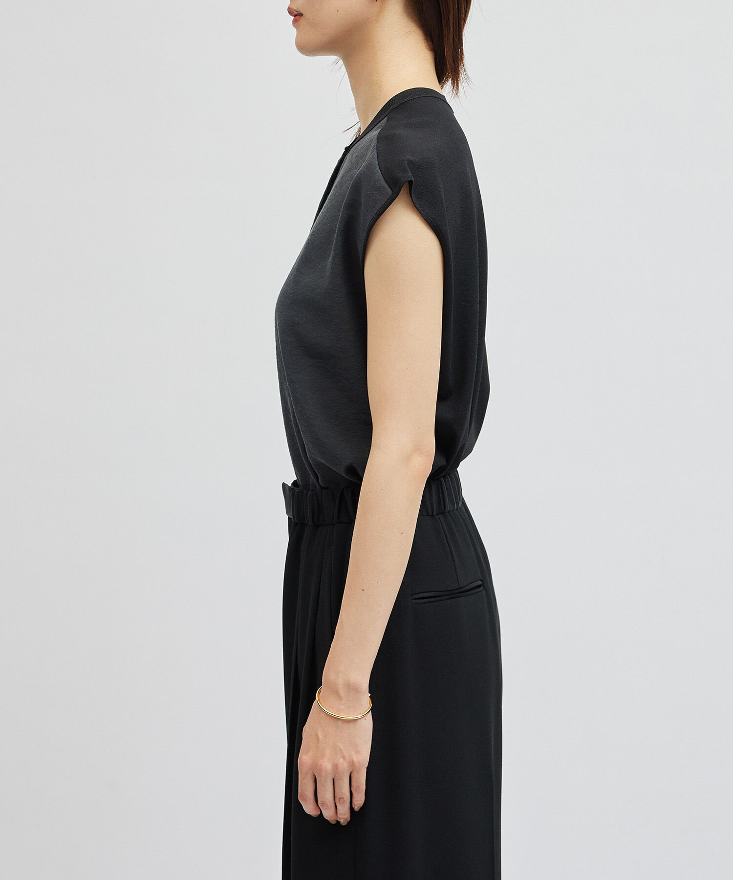 ROPE「布帛コンビフレンチスリーブ」|Tシャツ・カットソー|