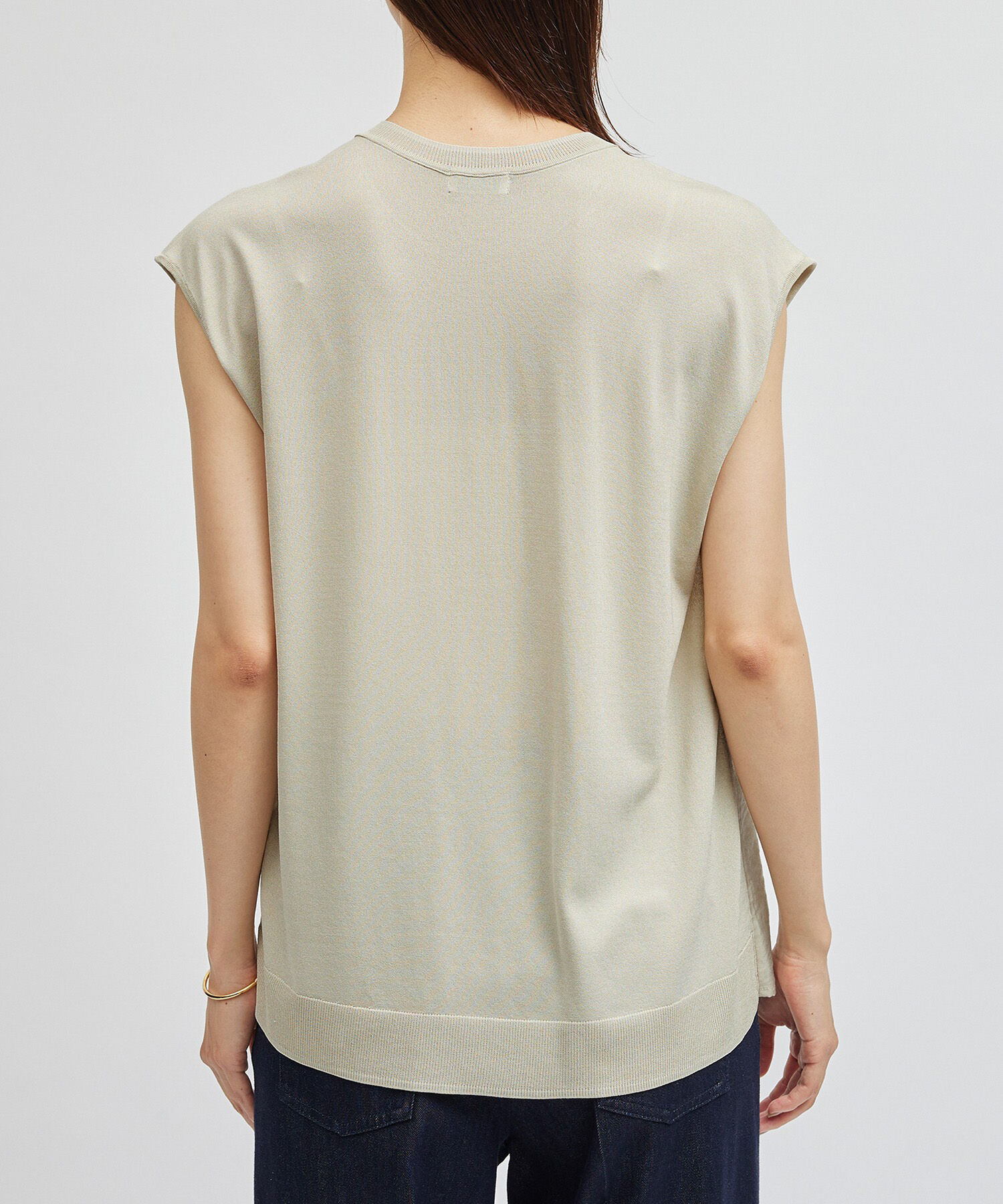 ROPE「布帛コンビフレンチスリーブ」|Tシャツ・カットソー|