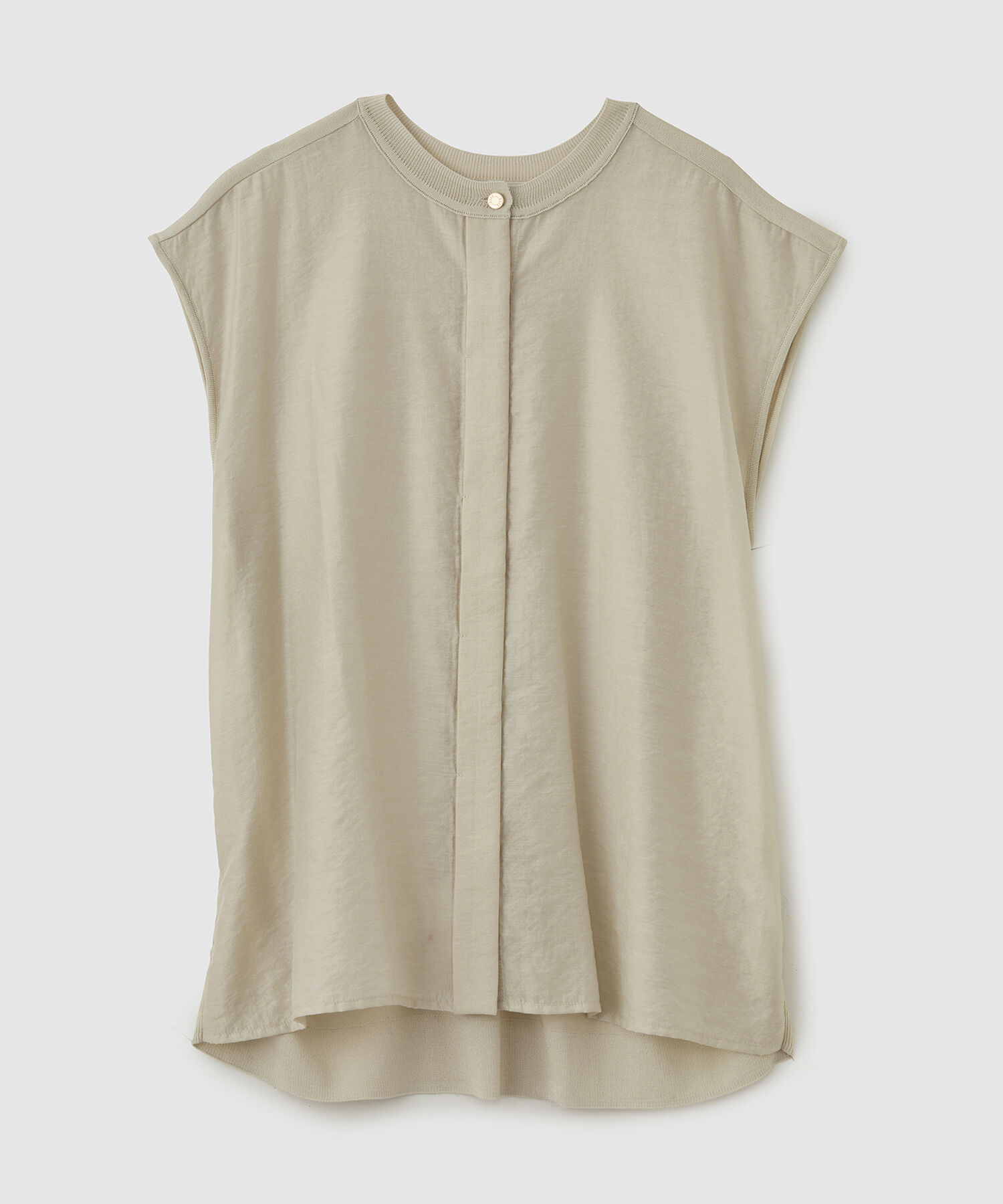 ROPE「布帛コンビフレンチスリーブ」|Tシャツ・カットソー|ベージュ(27)