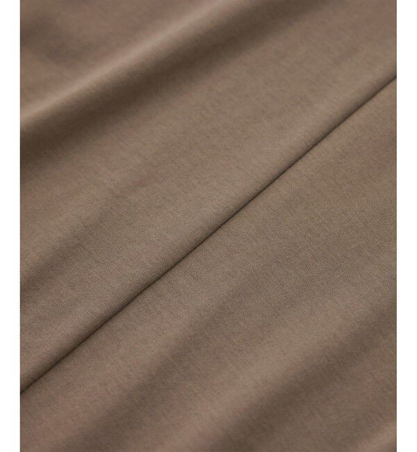 ROPE「【洗える・ナノシア加工】スムース半袖 Aラインカットソー」|Tシャツ・カットソー|