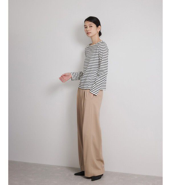 ROPE「アナグラム刺繍 ロングスリーブカットソー/イージーケア」|Tシャツ・カットソー|