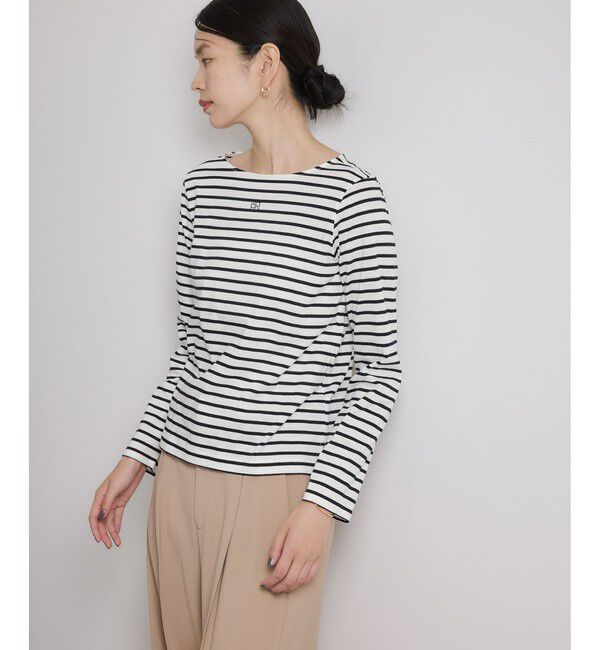 ROPE「アナグラム刺繍 ロングスリーブカットソー/イージーケア」|Tシャツ・カットソー|